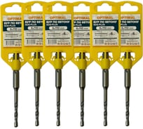 Бур по бетону Стройштуки SDS-plus 6х110 мм OPTIMAL (6 шт в упаковке) УТ-00044723