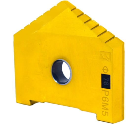 Сверло перовое (пластина) по металлу Русский Инструмент 78 Р6М5(M2), TiN, 2000-1255 ГОСТ 25526-82 ri.157.516