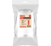 Защитное стекло doka (для щитка Delta) литой поликарбонат 2 мм, пакет 3 шт SZD-P-165-155-3