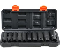 Набор ударных удлиненных головок KINGQUEEN 10 пред, 10-24 мм, 1/2 DR, WIB-205