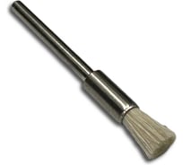 Щетка миниатюрная концевая Lessmann 5х8мм, хвостовик 3мм, козий волос 450001ZH
