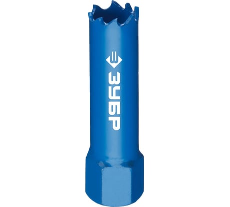 Биметаллическая коронка ЗУБР Эксперт 14 мм, быстрорежущая сталь 29531-014_z01