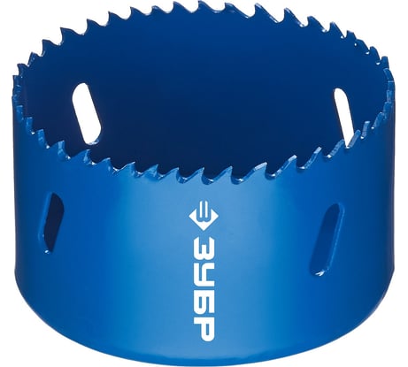 Биметаллическая коронка ЗУБР Эксперт 76 мм, быстрорежущая сталь 29531-076_z01