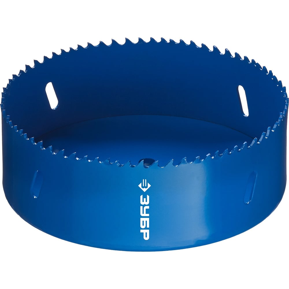 Биметаллическая коронка ЗУБР Эксперт 127 мм, быстрорежущая сталь 29531 ...