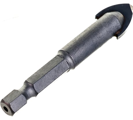 Сверло по стеклу и кафелю ЗУБР 2-х резцовый, 12 мм, шестигранный хвостовик 29840-12