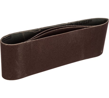 Лента шлифовальная "МАСТЕР" 3 шт. (75х457 мм; P180) для ЛШМ Зубр 35541-180