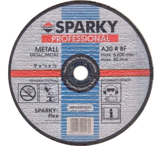 Диск отрезной по металлу 5 шт. (230х22.2 мм) A30R Sparky 190905 1