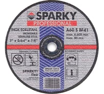 Диск отрезной по нержавеющей стали (115х22.2 мм) A60 S BF41 Sparky 190557