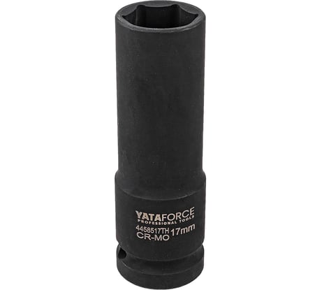 Головка ударная глубокая тонкостенная YATAFORCE 17мм, 1/2 (6гр.) YF-4458517TH(63339)