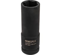 Головка ударная глубокая тонкостенная YATAFORCE 19мм, 1/2 (6гр.) YF-4458519TH(63340)
