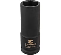Головка ударная глубокая тонкостенная EVERFORCE 21мм, 1/2 (6гр.) EF-4458521TH(63326)