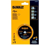 Отрезной диск алмазный Dewalt по мультиматериалу, 76x10 мм, DT20590 DT20590-QZ