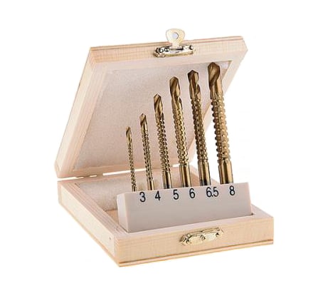 Набор сверл "ТЕРМИТ" 6 шт. (3-8 мм) по дереву Зубр 29965-H6