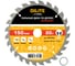 Диск пильный по дереву Diamond Industrial 150х20/16 мм Z=20 ATB Wood DILITE DIDDDL150Z20 1
