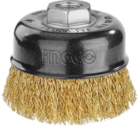 Щетка-крацевка с гайкой INGCO 125 мм INDUSTRIAL WB11255