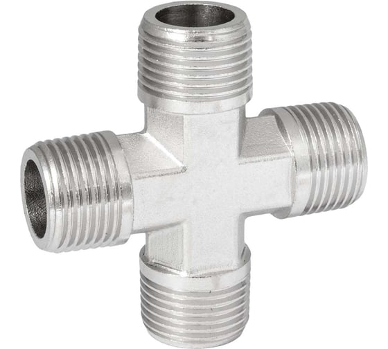 Фитинг крест PI TOOLS 3/8нар-3/8нар-3/8нар- 3/8нар 0361 1