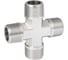 Фитинг крест PI TOOLS X-3/8MMMM резьбовой, для труб. Арт. 0361 1