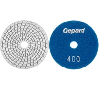 Шлифкруг алмазный гибкий GEPARD 100мм P400 мокрый (GP5022-400) ЦЗ-0185713920