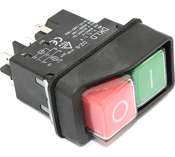 Выключатель Amperin для бетономешалки/плиткореза, 5 контакта (G1067-1) 301108 082867