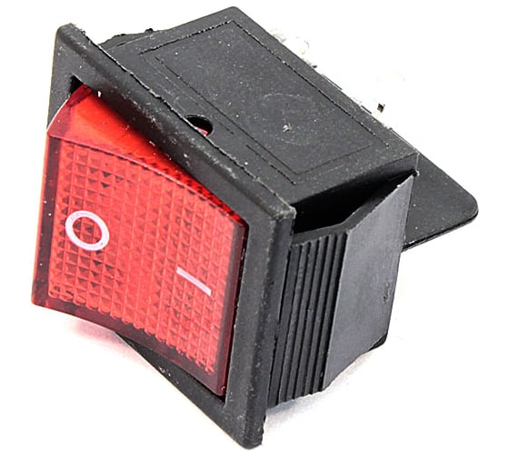 Выключатель Amperin 250V 16А 2 положении 4 выхода (9091) 301097 082856