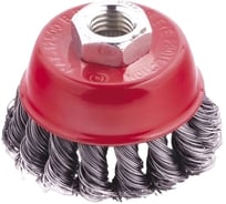 Щетка MD-STARS для УШМ (тип чашка) 100 мм, М14 (стальная крученая проволока 0.8 мм) MD-CBK100