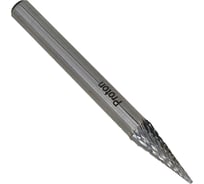 Бор-фреза твердосплавная коническая PROTON 30° 06x6x20x45R, тип M, (D6 хв.6) УТ-00002434