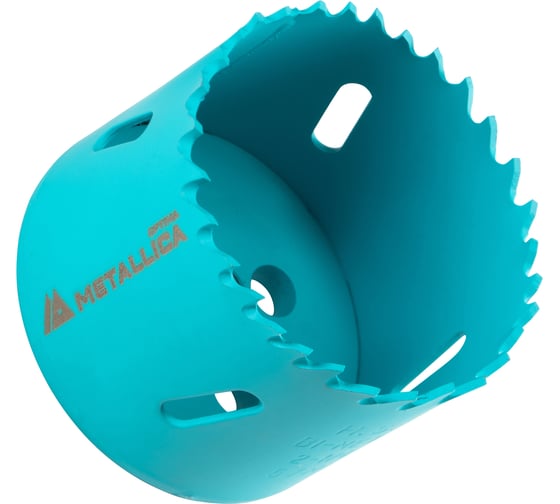 Коронка биметаллическая METALLICA Optima 57 мм (2 1/4), Vario, 5/8-18UNF, по мет/дер/пласт 908686