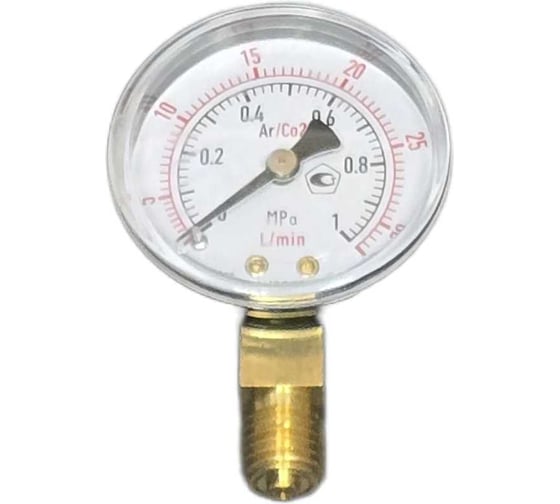 Манометр LAVA Аргон/СО2 1.0 MPA, уп.10 УТ-00000234