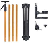 Штанга ACULA для лазерного уровня с треногой STAND 3200 OPTIMA SET (макс. высота 3.2 м, магнит. крепление, резьба 1/4, 5/8, микролифт, плавный поворот) LA00148