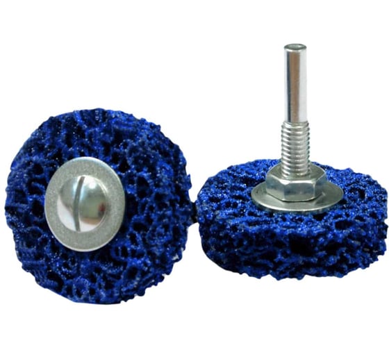 Круг зачистной коралловый с оправкой в сборе БАЗ 76х15х6 Blue 00-01018629 1