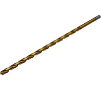 Сверло TORNERI ц/х ф 9.0х300 мм сверхдлинное Р6М5 с покрытием TiN Т027294