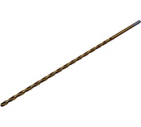 Сверло TORNERI ц/х ф 6.0х300 мм сверхдлинное Р6М5 с покрытием TiN Т027291