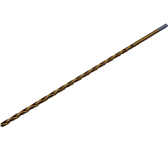 Сверло TORNERI ц/х ф 6.0х300 мм сверхдлинное Р6М5 с покрытием TiN Т027291