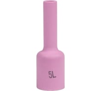 Сопло PLAZWELD газовая линза удлиненная 8.0 №5 (TIG 17–18–26), 5 шт 701.0427/54N17L