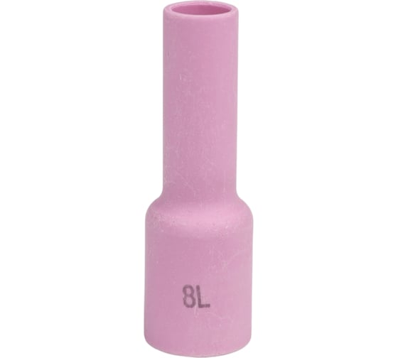 Сопло PLAZWELD газовая линза удлиненная 12.5 №8 (TIG 17–18–26), 5 шт 701.0430/54N14L