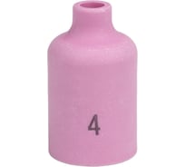 Сопло PLAZWELD газовая линза 6.5 №4 (TIG 17–18–26), 5 шт 701.0420/54N18