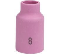 Сопло PLAZWELD газовая линза 12.5 №8 (TIG 17–18–26), 5 шт 701.0424/54N14