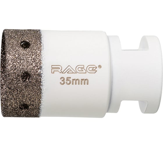 Коронка алмазная RAGE для УШМ по керамограниту CLEAN CUT 35 мм 559623