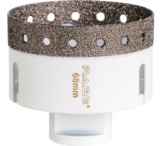 Коронка алмазная RAGE для УШМ по керамограниту CLEAN CUT 68 мм 559626
