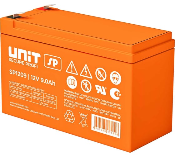 Аккумуляторная батарея UNIT (12В-9Ач) SP1209