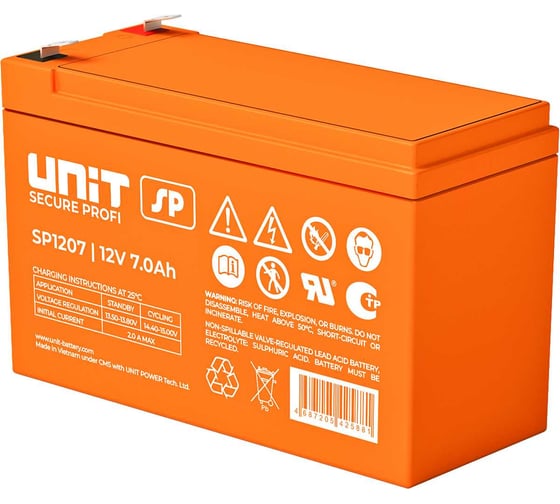 Аккумуляторная батарея UNIT (12В-7Ач) SP1207