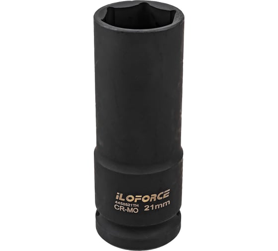 Головка ударная глубокая тонкостенная ILOforce 21мм, 1/2 (6гр.) IF-4458521TH(63336)