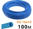 Трубка полиуретановая синяя PI TOOLS PU16-13-100, бухта 100 м, прямая до 10 бар 0491 2