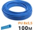 Трубка полиуретановая синяя PI TOOLS PU8-5.5-100, бухта 100 м, прямая до 10 бар 0460 2