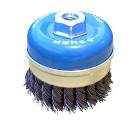 Щетка "ПРОФЕССИОНАЛ" чашечная (120 мм; М14) для УШМ Зубр 3527-120_z02