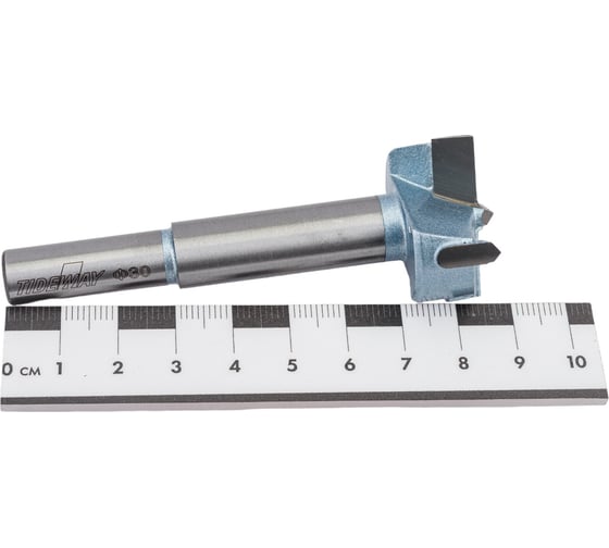 Сверло Форстнера твердосплавное Premium (30x10x85 мм; хв-к 10 мм) TIDEWAY LC1709-30
