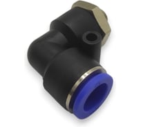 Фитинг цанговый угловой Контактная Механика G1/8, трубка 12мм KZPL12-01G