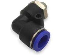 Фитинг цанговый угловой Контактная Механика 1/8, трубка 12мм KZPL12-01P