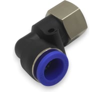 Фитинг цанговый угловой Контактная Механика G1/2, трубка 12мм KZPLF12-04G