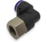 Фитинг цанговый угловой Контактная Механика G1/4, трубка 12мм KZPLF12-02G 3